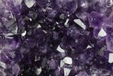 Tall Dark Purple Amethyst Cluster With Wood Base - Uruguay #171976-3